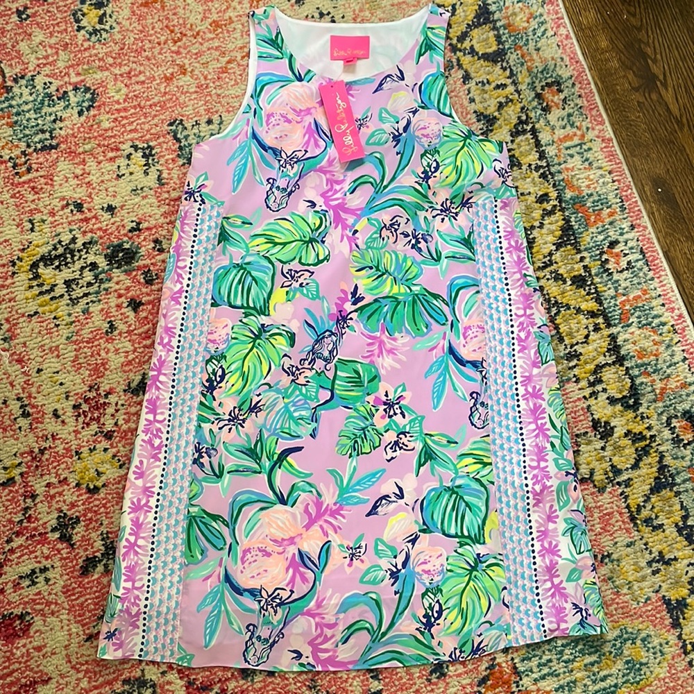 NWT Lilly Pulitzer Jackie Silk Shift mermaid